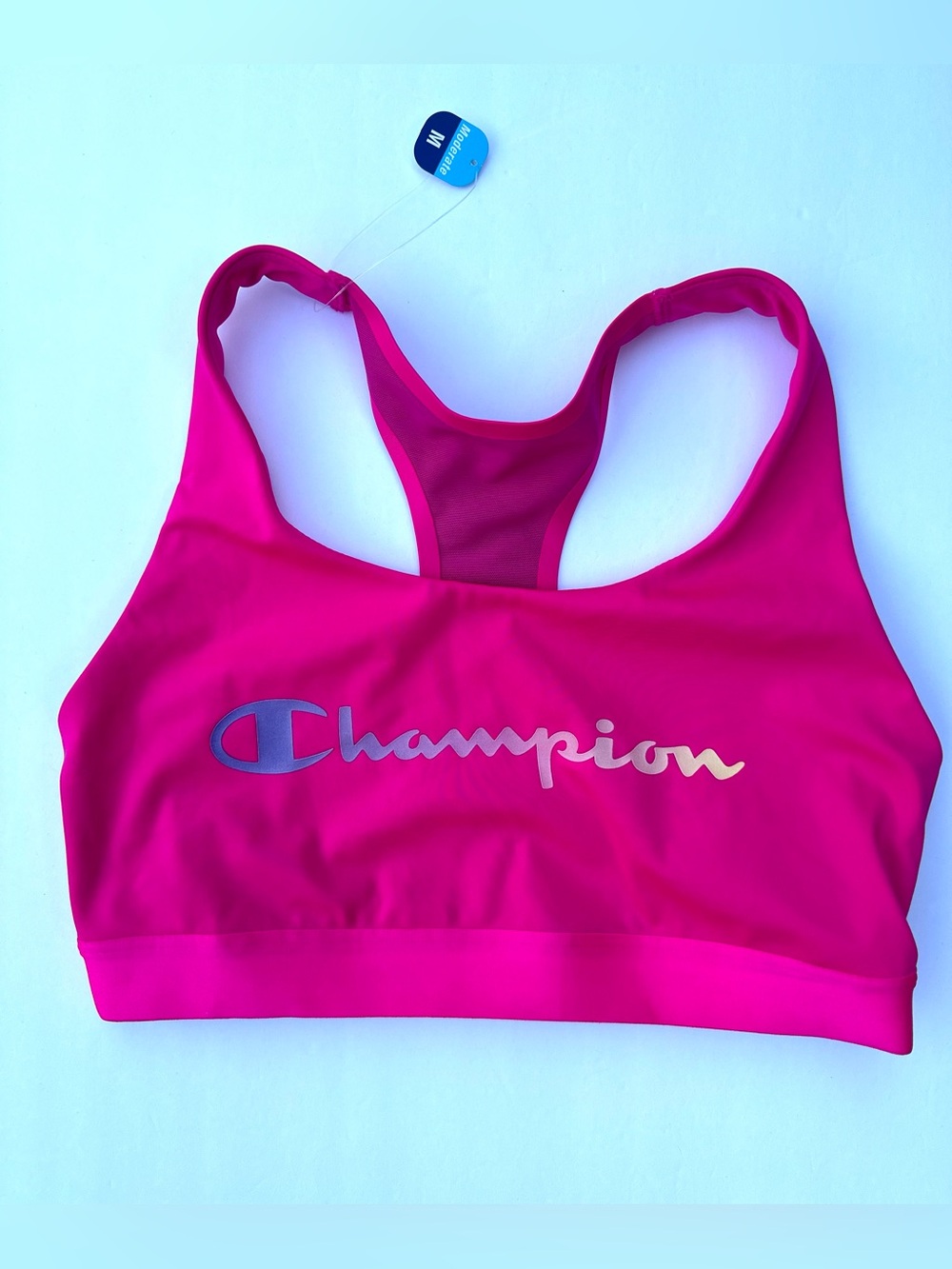 Champion Women’s Pink Moderate Support Racerback Sports Bra Size M NWT
